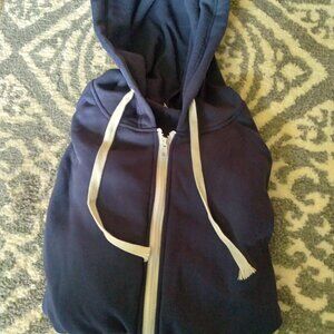 Navy blue Basic Zip up hoodie. Super soft. XL Never worn 2/$12